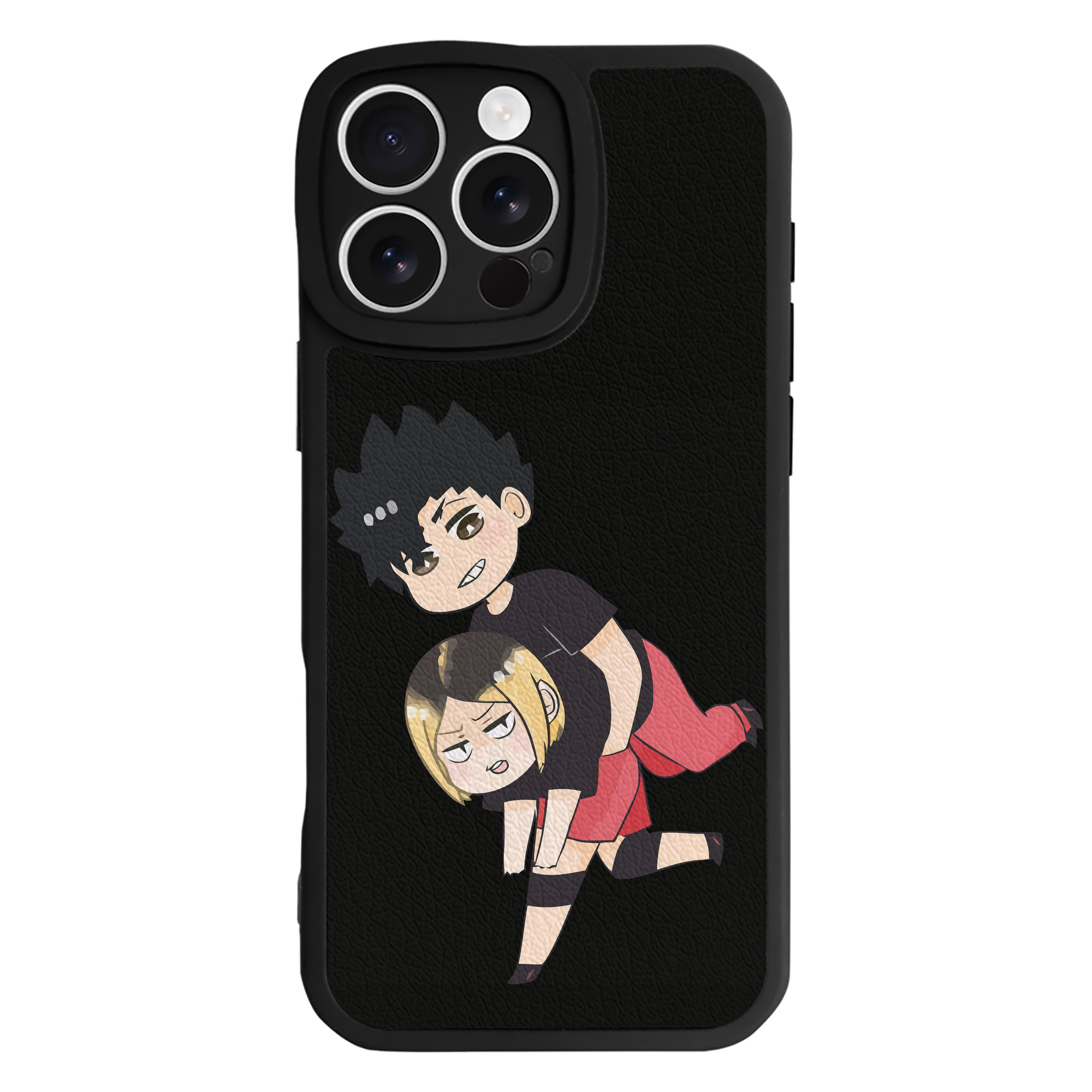 （画像用） ハイキュー!! Haikyu!! 【iPhone 16シリーズ対応】シリコンスマホケース（レザー調） 材質：シリコン